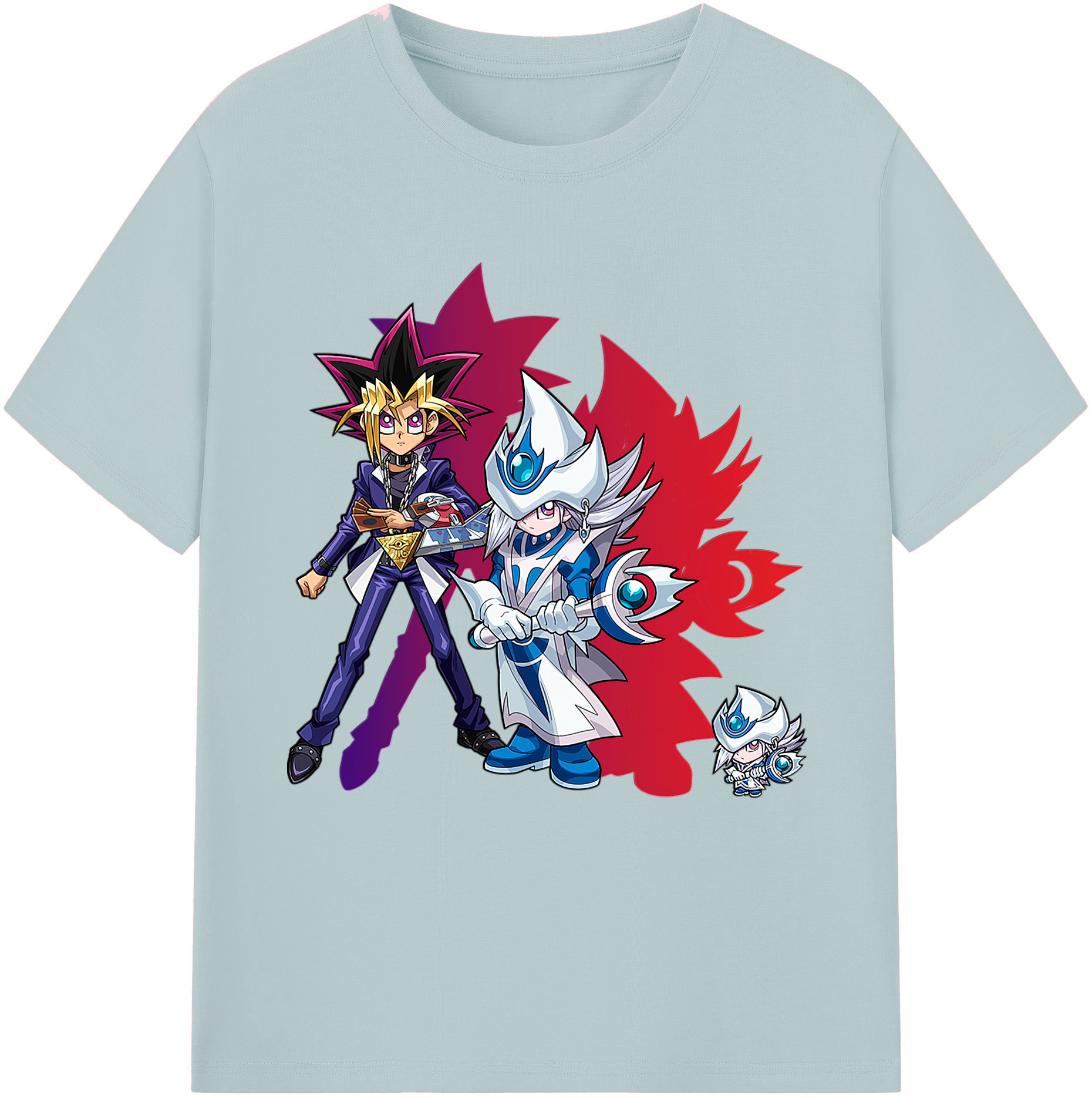 （画像用） 遊☆戯☆王 Yu-Gi-Oh! 綿100％半袖Tシャツ（フロントプリント）